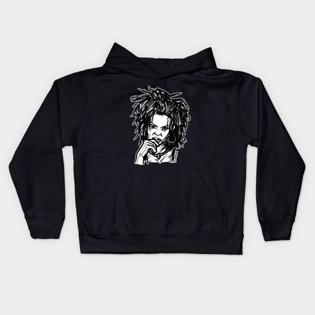 Miseducation Lauryn Hill Fugee Kids Hoodie by sketchnkustom